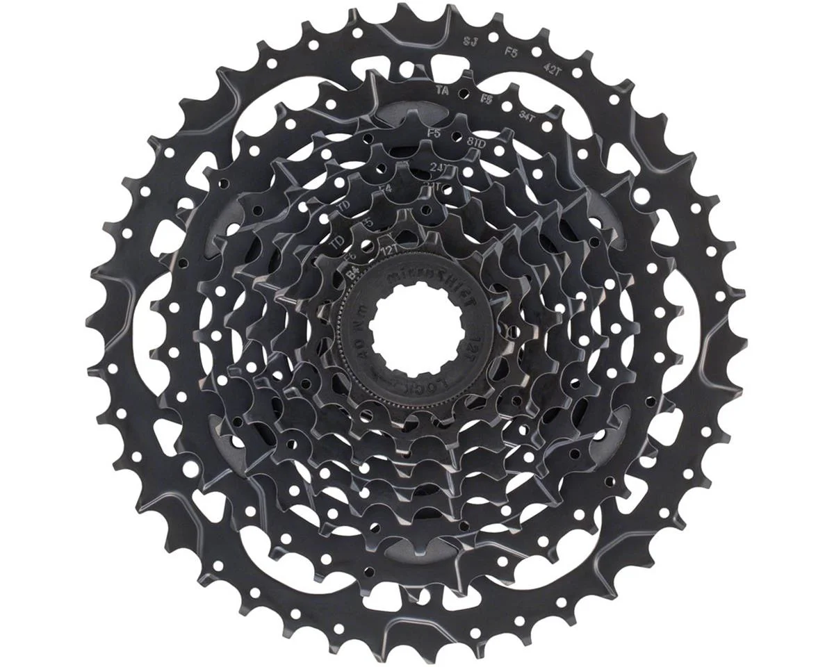 Microshift Acolyte Cassette (Black) (8 Speed) (Shimano HG) (12-42T)